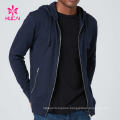 OEM Fitness Gym Jacket Mens Zipper Coat